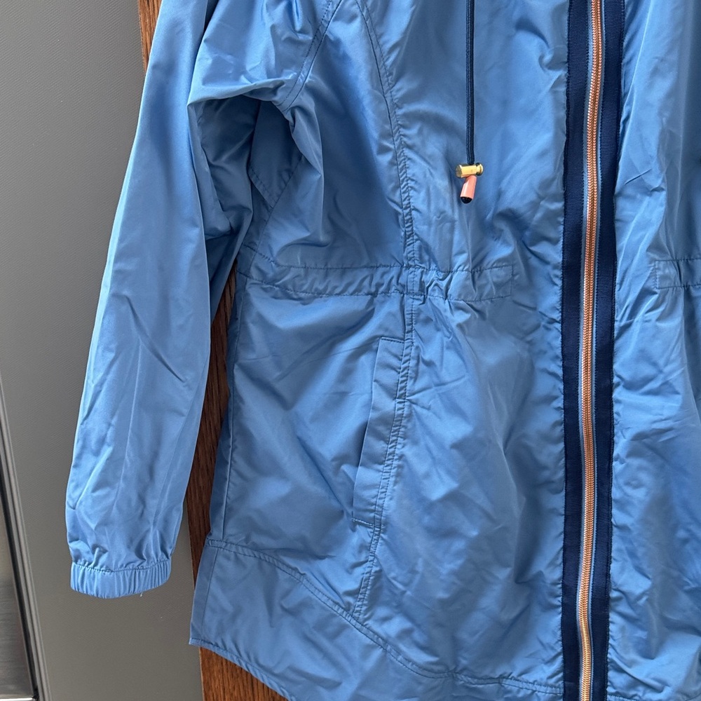 Maurices Blue Hooded Rain Jacket - Picture 3 of 6